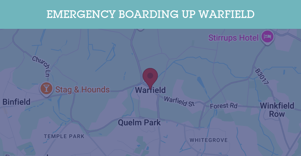 Emergency Boarding Up Services in Warfield - RG42